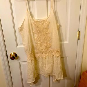 BECCA Swim Coverup Appliqué Large NWOT